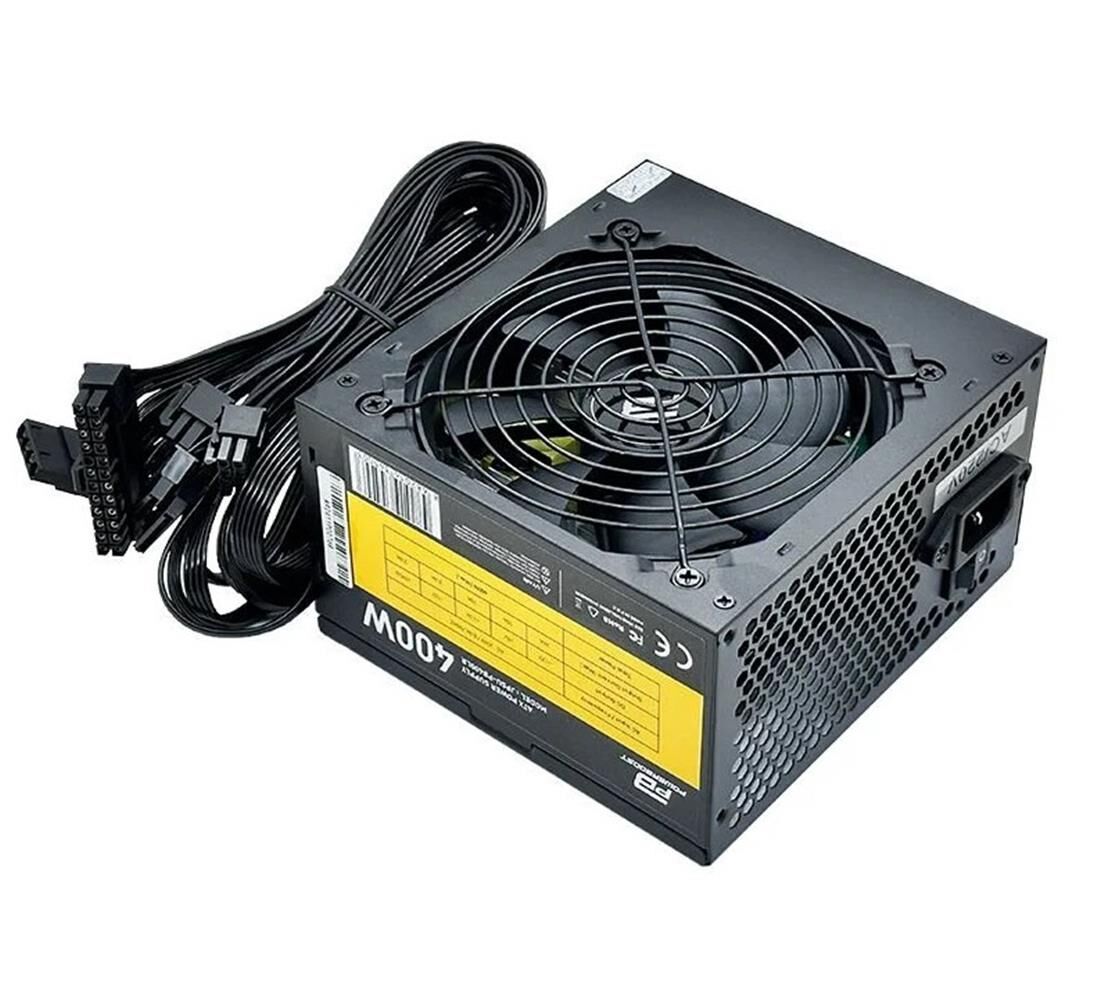 PowerBoost PB400LR 400W 1-PCI-E 6 Pin 12cm Siyah Fanlı ATX Power Supply (Retail Box)