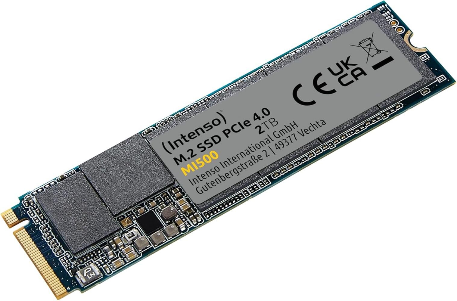 Intenso 2TB MI500 Gen.4x4 NVMe 1.4 SSD 5300MB-4500MB-s Ssd Disk