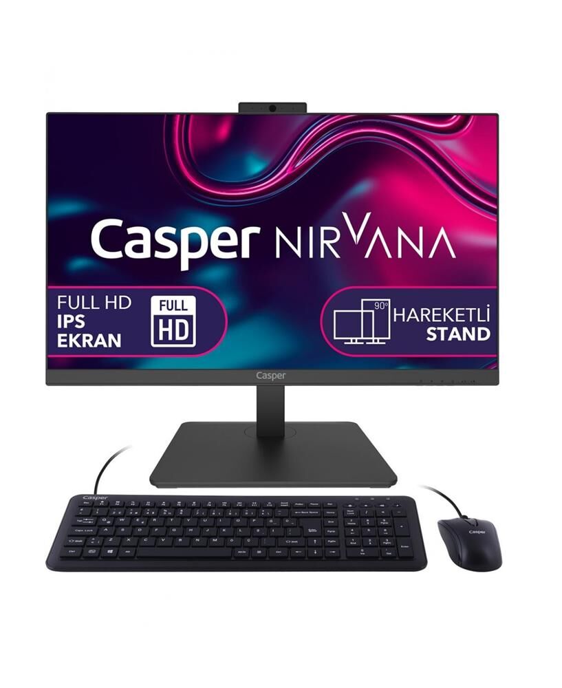 Casper Nirvana A70.5700-BE00X-V Ryzen 7 5700U 16GB 500GB 23.8'' Full HD All in One PC