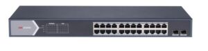 Hikvision DS-3E1526P-SI 26 Port Gbit 24 Port Poe 370W 1xGbit+1xSFP Uplink Yönetilebilir Switch