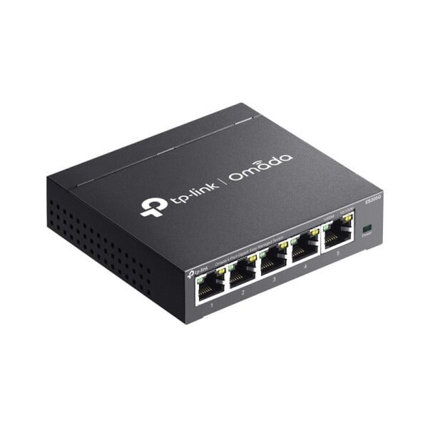 TP-LINK OMADA ES205G 5 PORT GIGABIT YONETİLEBİLİR METAL KASA SWITCH