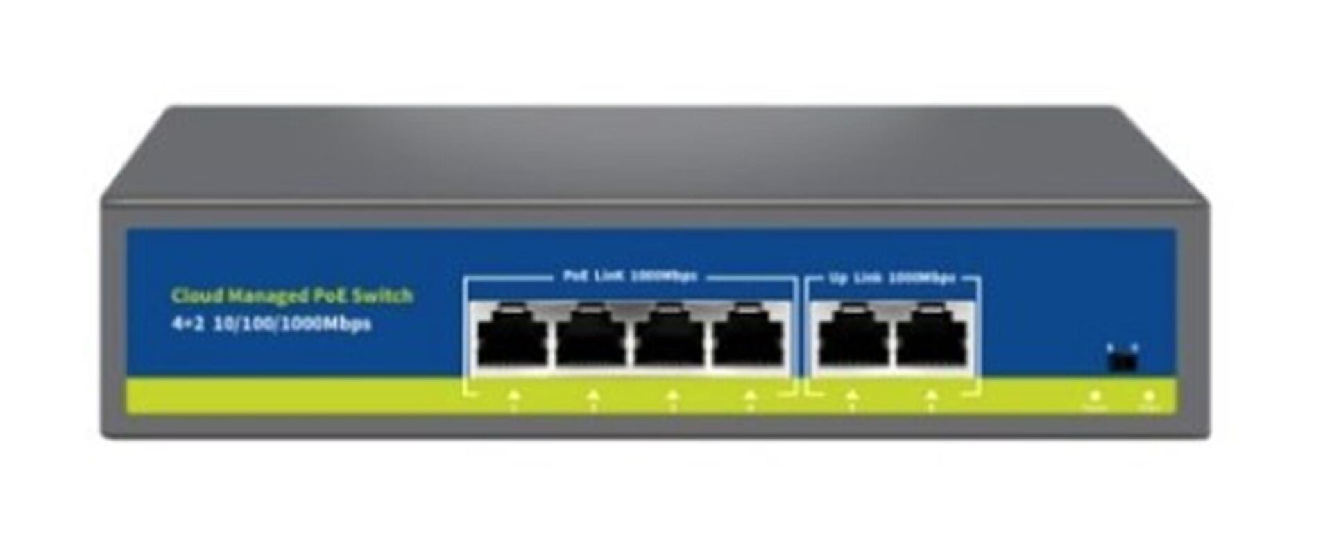 Nova NVC-S21-4GP2G 4 Port 2 Uplink Full Gigabit Cloud Poe Switch