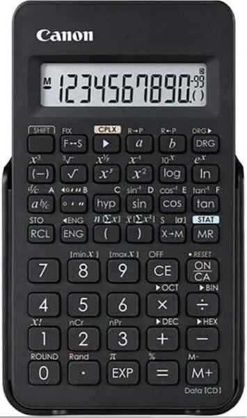 Canon F-605G Siyah 12 Hane Bilimsel Hesap Makinesi