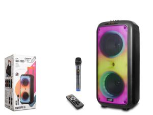 NDR-1095 6000W tepe güç çift 8'' Karaoke Bluetooth Boombox