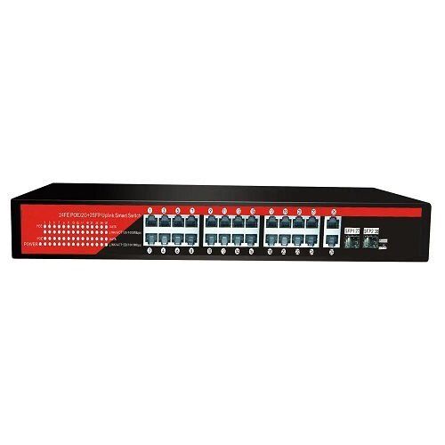 EZCOOL EZ-24PSF-SFP 24PORT 24FE+2GE+2SFP 320W GİGABİT POE SWİTCH