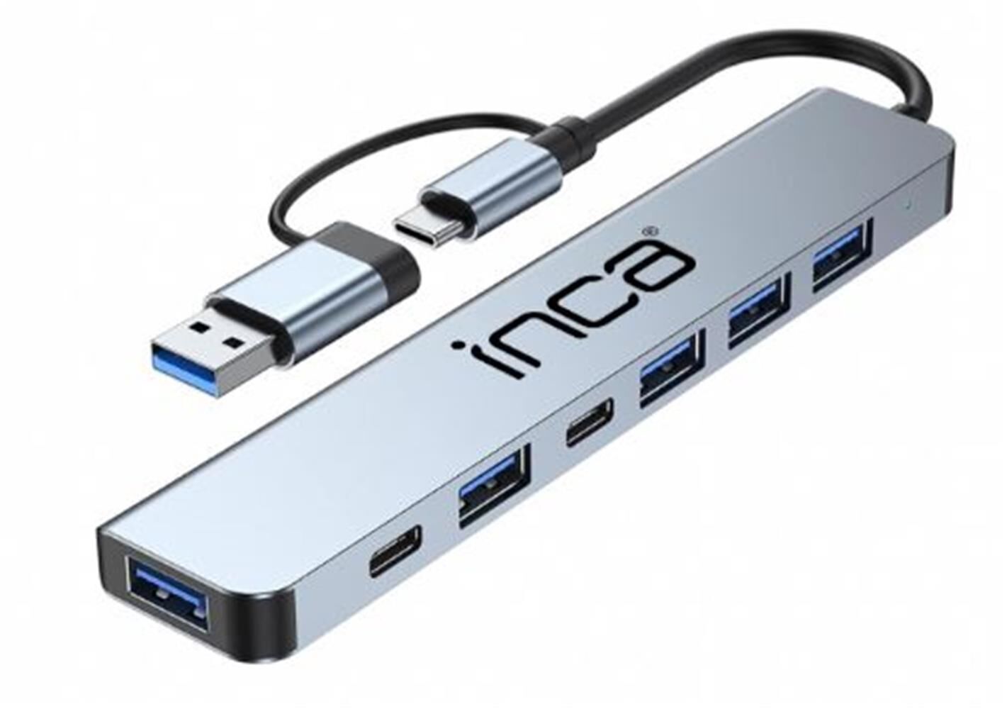 Inca IUTP-7T USB 3.0 + 4X USB 2.0 100W Çoklayıcı