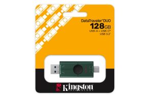 Kingston DTDEG2-128GB 128GB USB-A + USB-C 3.2 Gen 1 DataTraveler DuoG2 Flash Bellek