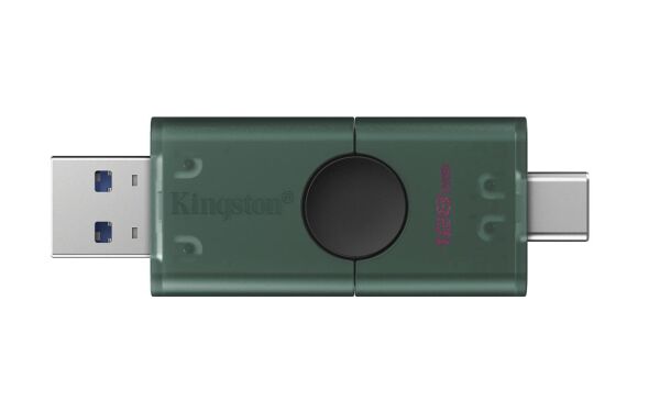 Kingston DTDEG2-128GB 128GB USB-A + USB-C 3.2 Gen 1 DataTraveler DuoG2 Flash Bellek