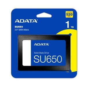 Adata 1TB 2.5'' SU650 520-450MB-s ASU650SS-1TT-R Ssd Harddisk