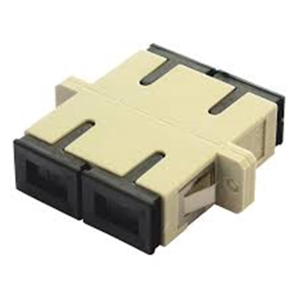 Beek SC-SC Coupler, Gri, Plastik, Duplex, Multimode, Fosfor Bronz Ferrule, Sabitleyicili