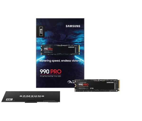 Samsung 2TB 990 PRO 7450-6900MB-s M.2 NVMe MZ-V9P2T0BW SSD DİSK