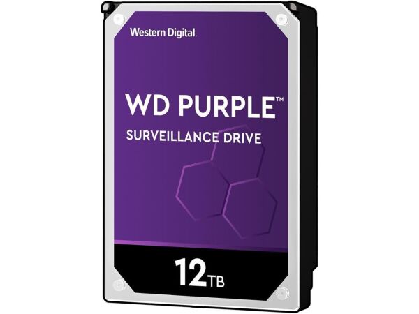 Wd 12Tb Purple Wd121Purz 7200 Rpm 256Mb Cache Sata Harddisk (İthalat)