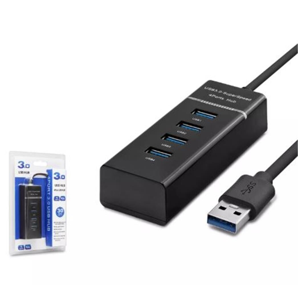 Hadron Hdx7017 Usb3.0 Hub 3-Usb + Usb3.0 30Cm Siyah