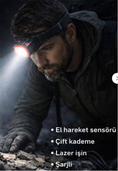 Everton RT-7005 Kafa Feneri Led ışık Ölçülü Aydınlatma