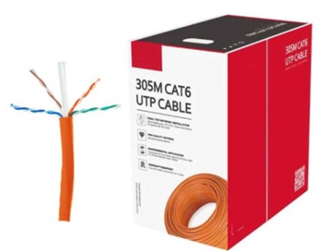 Dahua PFM922I-6UN-C Cat6 İç Ortam 23AWG 305 Metre Kablo