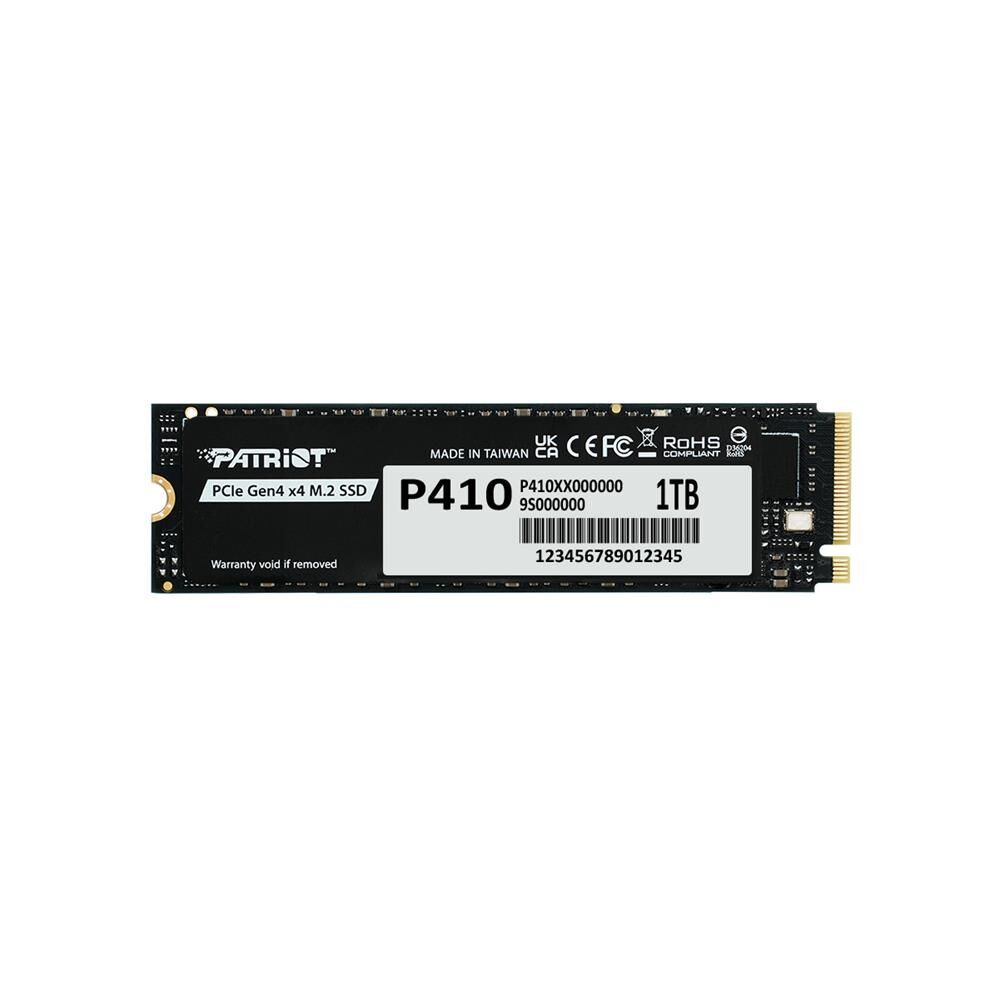 Patriot 1TB  P410 PCIe Gen4 x4 (NVMe 1.4) M.2 2280 R-5000 W-4500 (P410P1TBM28H) Ssd Disk