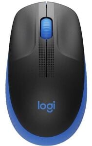 Logitech 910-005909 M191 Mavi Büyük Boy Kablosuz Mouse Optik 1000 Dpı Buton