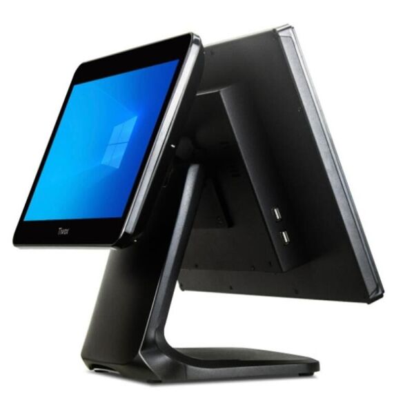 TIWOX TP-4950D 18.5'' I5 5.NESİL 128GB NWME SSD 8GB DDR3 RAM 1366X768 POS PC + 13.2'' MÜŞTERİ EKRANI