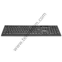 Everest KB-951U Siyah USB Bilek Destekli Q Standart Ofis Klavye