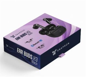 Snapron SNK-9000 ANC & ENC Kablosuz Bluetooth 5.4 Kulaki İçi  Kulaklık Siyah