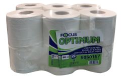 Focus 5050157 (50002464) 2 Katlı  80mt 12 adet Optımum İçten Çekmeli Tuvalet Kağıdı Kopabilen