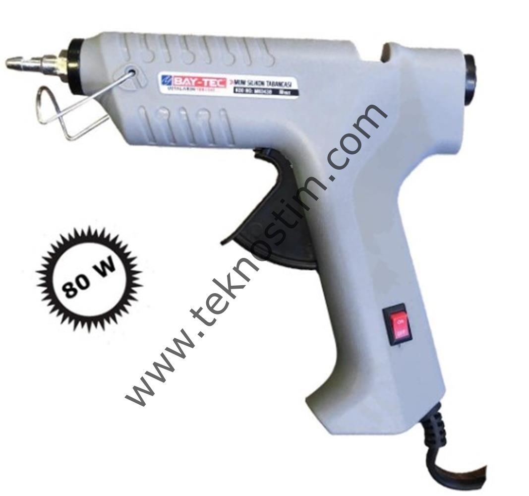 Bay-Tec Mk-0438 Mum Silikon Tabancası Kalın 80W
