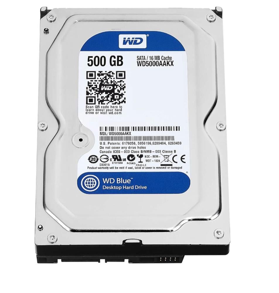 Wd 500Gb Caviar Blue WD5000AAKX SATA 3.0 7200 RPM 3.5'' Harddisk