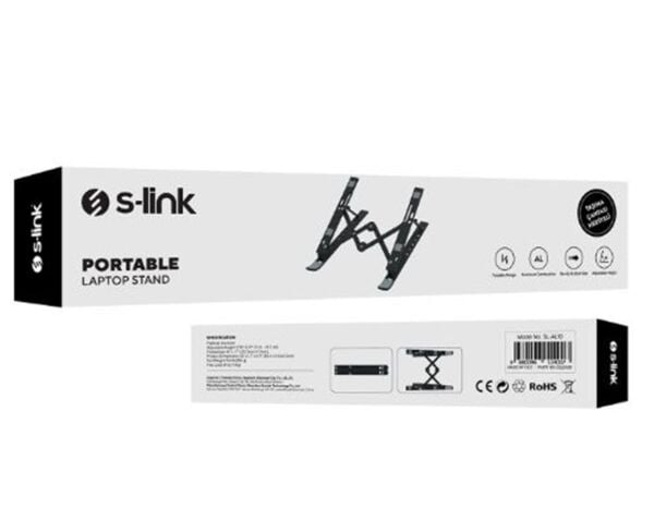 S-link SL-AL10 Siyah Alüminyum Laptop Stand