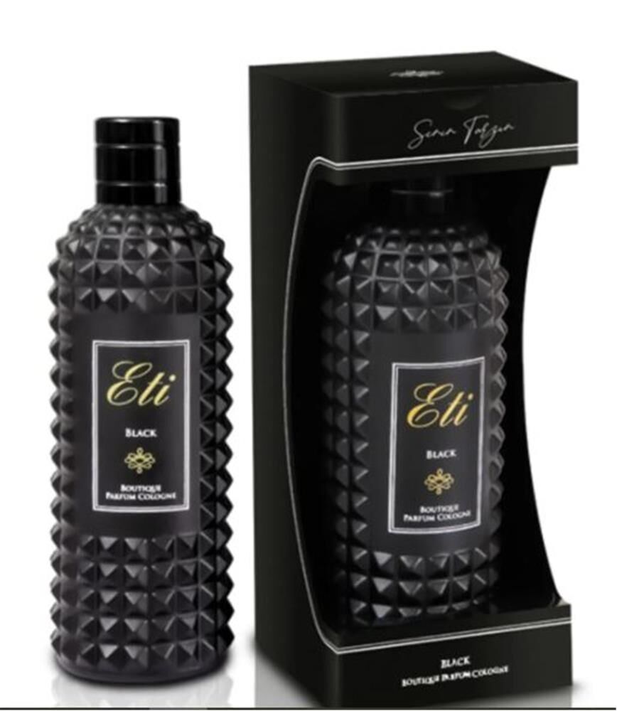 Eti BOUTIQUE Black Cam Şişe Kolonya 300ml