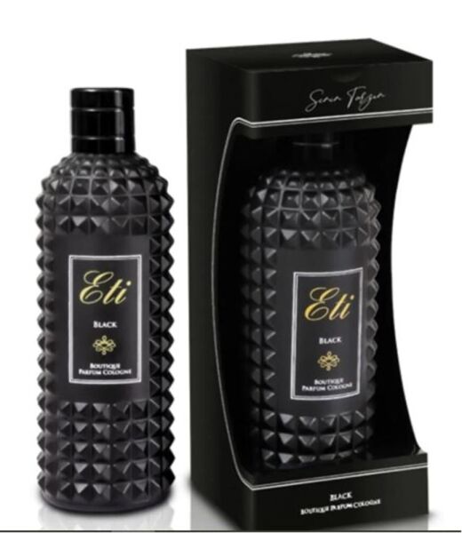 Eti BOUTIQUE Black Cam Şişe Kolonya 300ml