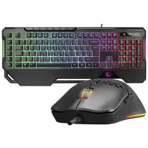 Rampage KM-R96 ELEMENTAL Siyah RGB  Q Oyuncu Multmedia Klavye ve 7200dpi Mouse Gaming Set