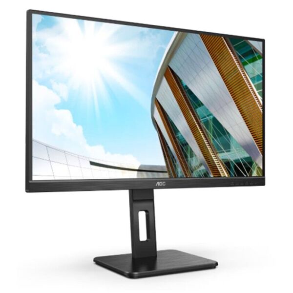 27 AOC Q27P2Q IPS 4MS 75MHZ 1XVGA 1XHDMI 1XDP 2K QHD 2560X1440 HOPARLÖR YÜKSEKLİK AYARI PIVOT VESA SİYAH