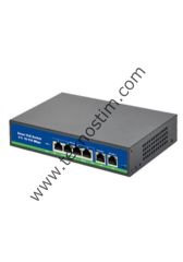 ISEE ISS-2028FP 24 Port Poe+ 10-100 Mbps 2 Port 10-100-1000 Uplink  2 Port SFP Switch 250W
