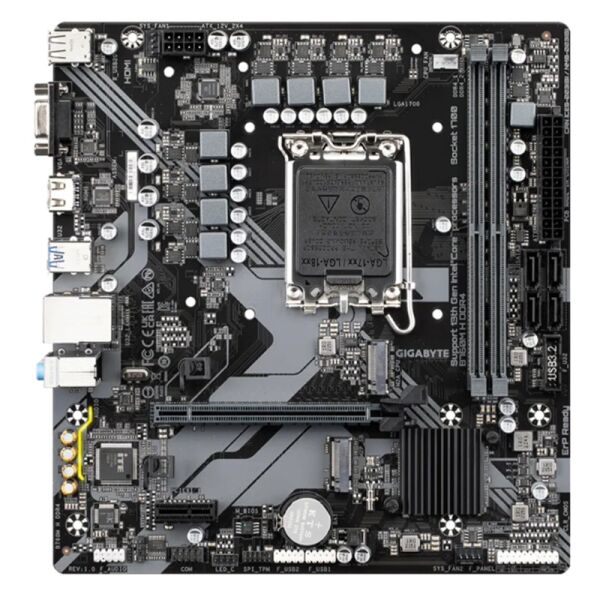 GIGABYTE B760M-H DDR4 3200MHZ 1XVGA 1XHDMI 1XM.2 USB 3.2 MATX 1700P (12. / 13. VE 14. NESİL İŞLEMCİ UYUMLU)