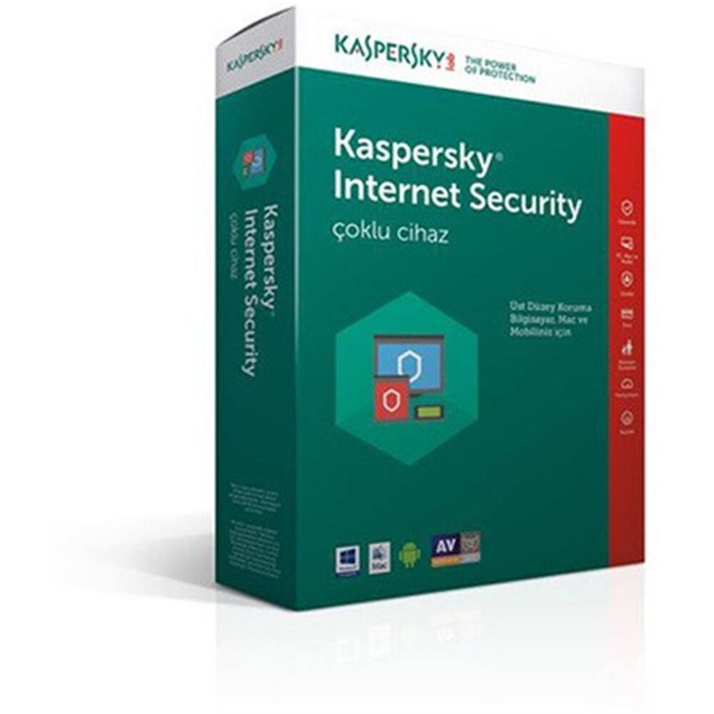 Kaspersky Internet Security 3 Kullanıcı 1 Yıl Plus