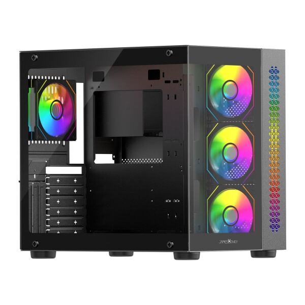 JAMES DONKEY STARK S800 4X ARGB 750W BLACK KASA