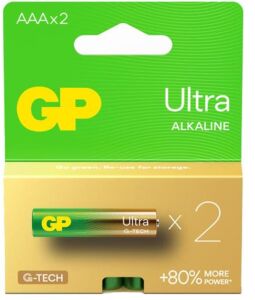 GP G-Tech LR03 AAA Boy Ultra Alkalin İnce Kalem Pil 2'li Paket GP24AU-2U2
