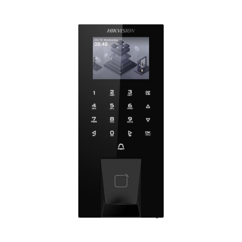 HIKVISION DS-K1T807MBFWX-E1 Wİ-Fİ (PARMAK İZİ + KART + ŞİFRE) BAĞIMSIZ KONTROL PANELİ
