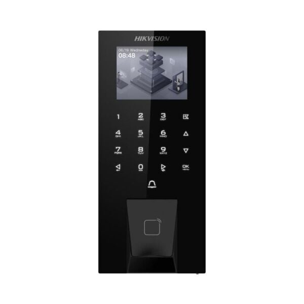HIKVISION DS-K1T807MBFWX-E1 Wİ-Fİ (PARMAK İZİ + KART + ŞİFRE) BAĞIMSIZ KONTROL PANELİ