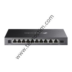 Omada Tp-Link DS110GMP 8 Port 10-100-1000 Poe+ Switch 1 Port SFP + 1 Port Uplink Çelik Kasa Rack