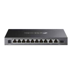 Omada Tp-Link DS110GMP 8 Port 10-100-1000 Poe+ Switch 1 Port SFP + 1 Port Uplink Çelik Kasa Rack