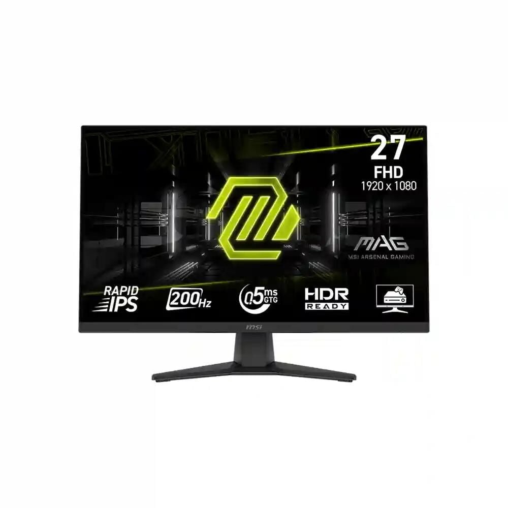 Msi 27'' MAG 272F 1920x1080 FHD 200Hz 0.5ms HDMI DP FreeSync Premium IPS Gaming Monitör