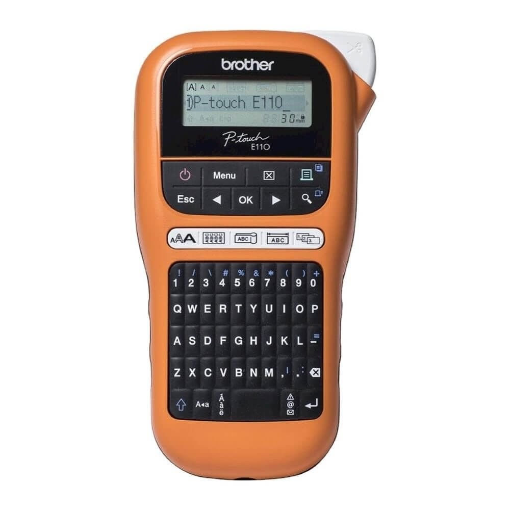 Brother P-Touch PT-E110 3.5 - 12mm Baskı TZE Serisi El Tipi Etiket Yazıcı