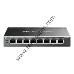 Omada Tp-Link DS108GP 8 Port 10-100-1000 Poe+ Switch Çelik Kasa Rack Mount