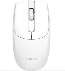 Philips SPK7398W 1600DPI Kablosuz Sessiz Optik Beyaz Mouse