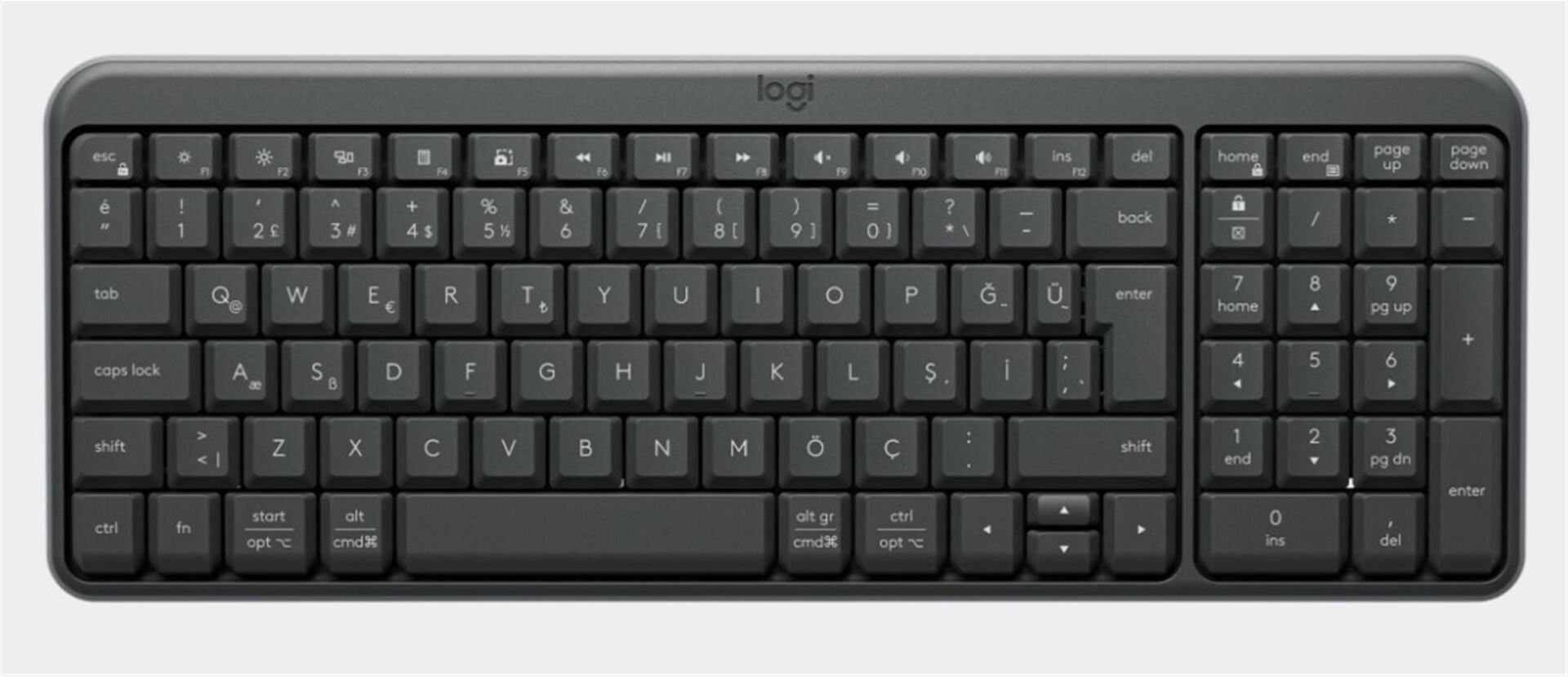 Logitech 920-013460 K250 Kablosuz Bluetooth Siyah Klavye