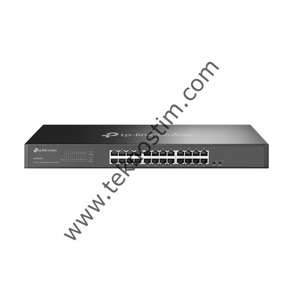Omada Tp-Link DS1024G 24 Port 10-100-1000 Mbps Switch Çelik Kasa Rack Mount
