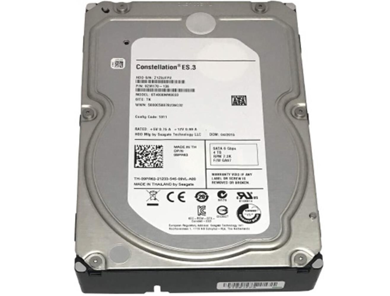 Seagate 4Tb St4000Nm0053 Constellation 7200Rpm 128Mb Sata3 6Gbit-Sn 3.5'' St4000Nm0053 7-24 Harddisk