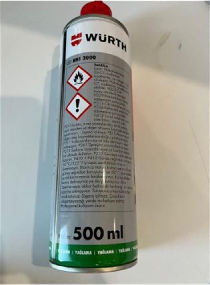 Würth 500ml Ultra 2040 Çok Amaçlı Sprey (pas-yağlama-)
