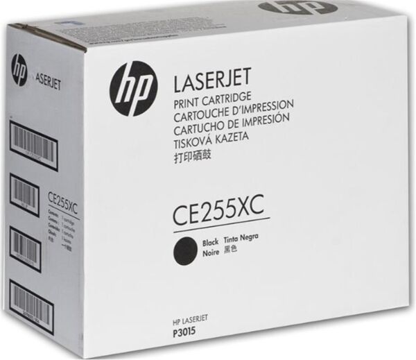 HP 55XC Black Siyah Taahütlü 12.500 Sayfa Yüksek Kapasite Toner CE255XC
